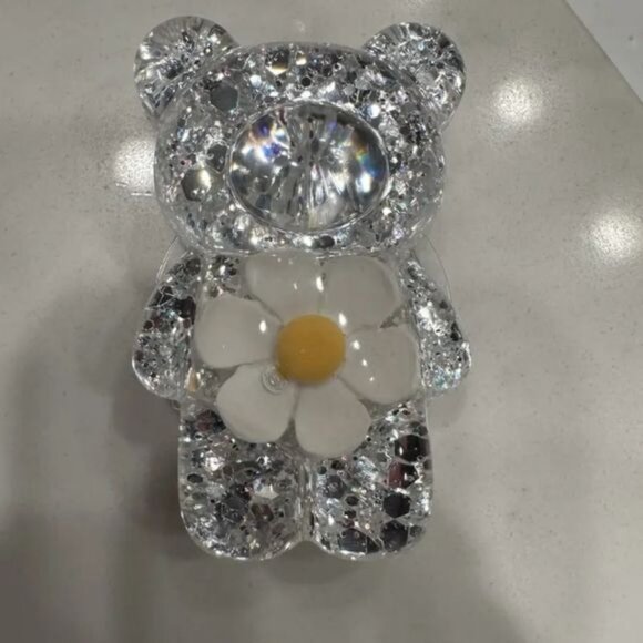 CellPhone  Finger Stand Cute Bear Daisy Phone Comfortable Grip Anti-Slip Creat - Picture 5 of 10